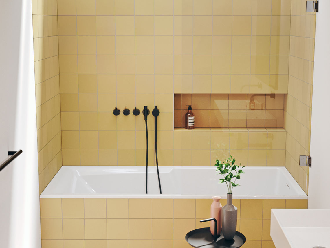 Baignoire encastrée